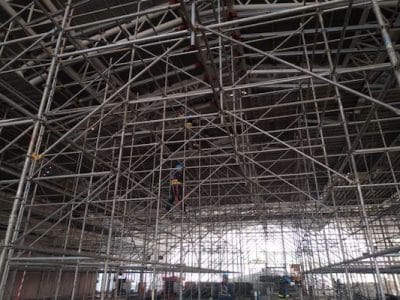 Modular Scaffold used for Refurbishment of Qingdao Olympic Sailing ...